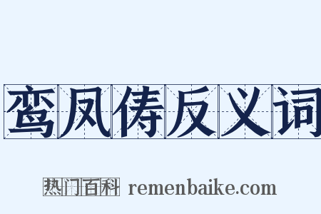 鸾凤俦反义词是什么意思的图片